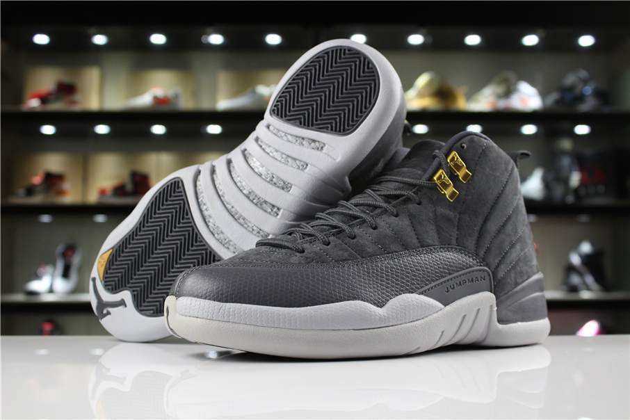 New Air Jordan 12 Retro Dark Grey