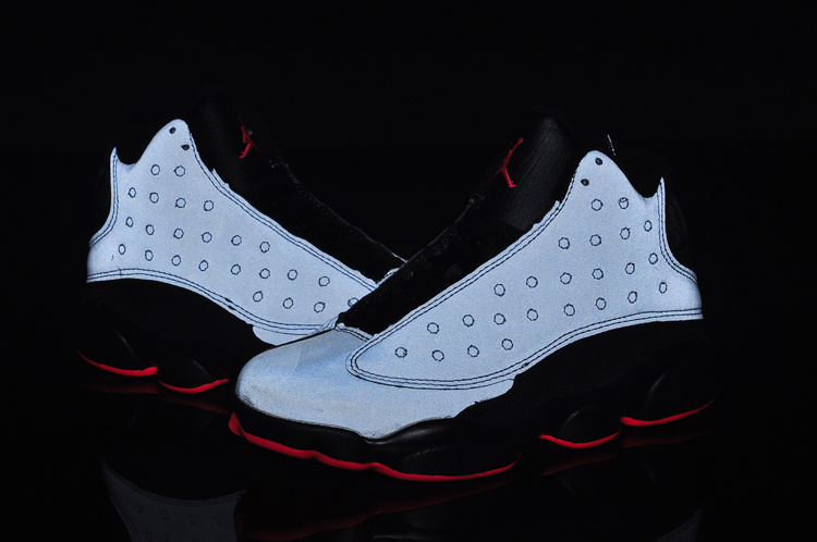 20015 New Jordan 13 White Black Red For Kids