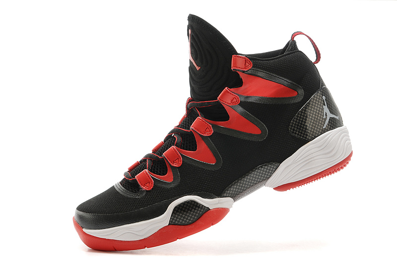 2015 Air Jordan 28 Black Red White Shoes