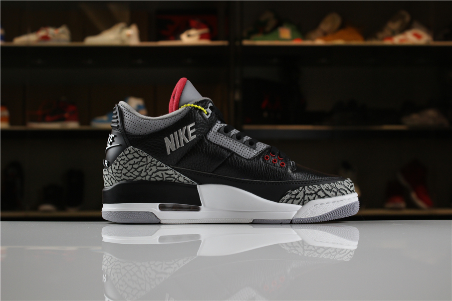 New Air Jordan 3 JTH Black Cement