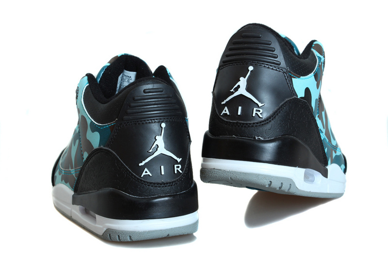 2015 New Jordan 3 Hero Warrior Blue Black - Click Image to Close