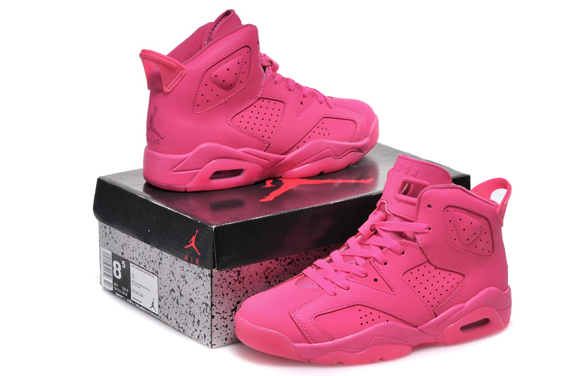 pink jordans size 4