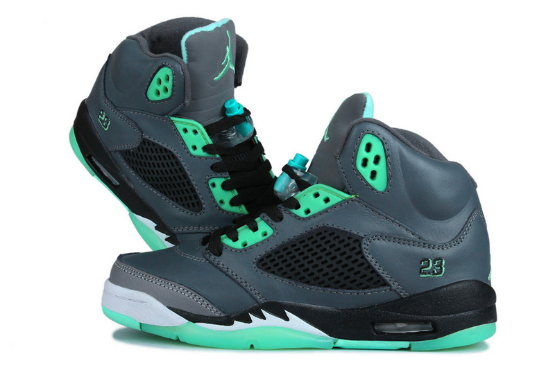 2015 New Air Jordan 5 Grass Green - Click Image to Close