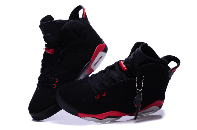 2015 New Air Jordan 6 Black Red