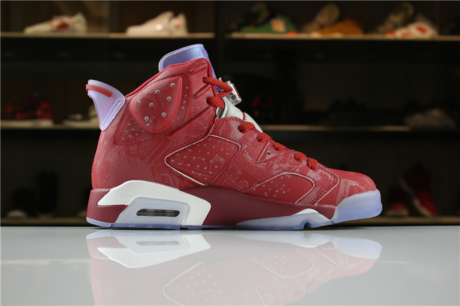 New Air Jordan 6 Slam Dunk Varsity Red White