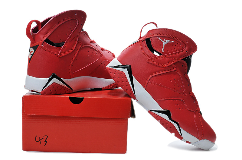 2015 New Air Jordan 7 Red White Black