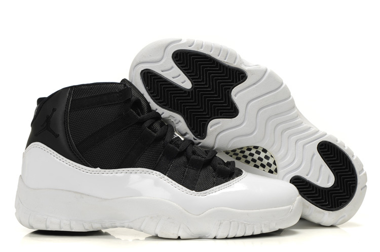 Air Jordan Retro 11 Black White - Click Image to Close