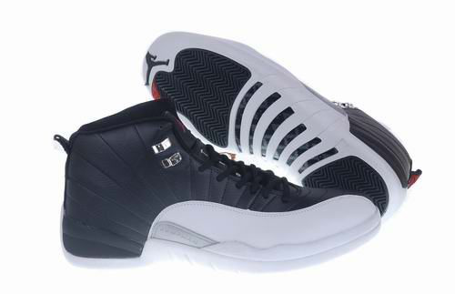 New Arrival Air Jordan Retro 12 Dark Blue White Shoes - Click Image to Close