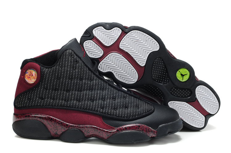 New Arrival Air Jordan Retro 13 White Wine Red Shoes