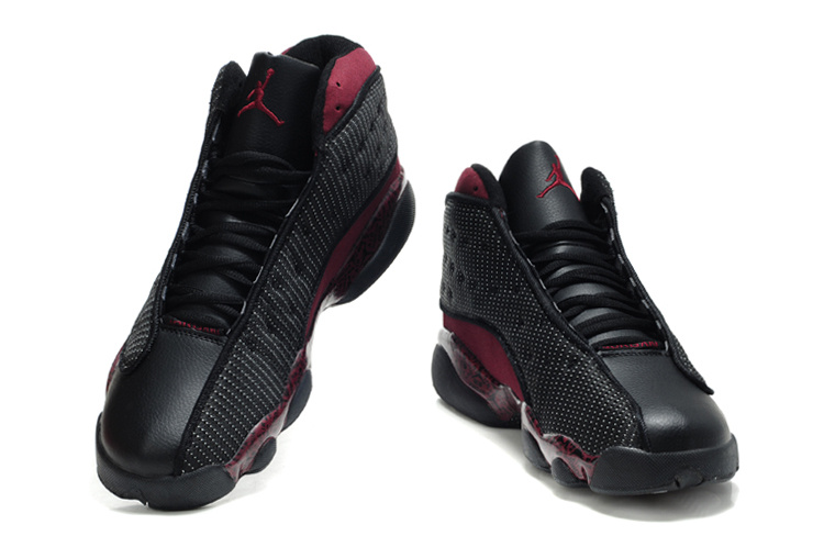 New Arrival Air Jordan Retro 13 White Wine Red Shoes