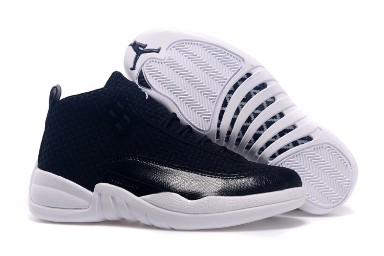 Black White Jordan 12 Future Shoes - Click Image to Close