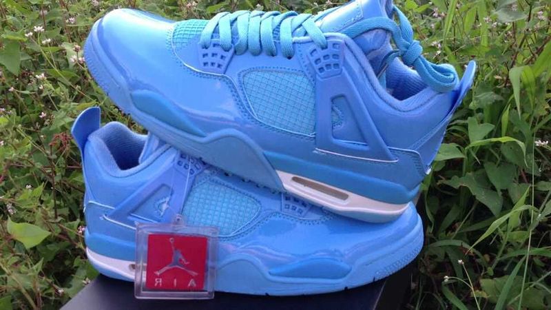 2015 Air Jordan 4 Retro All Blue Shoes