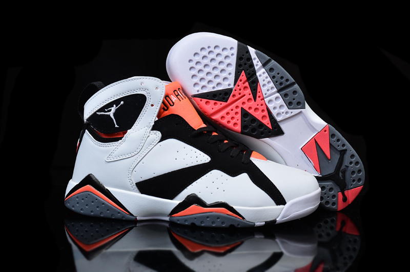 2015 Air Jordan 7 White Black Pink Shoes For Women