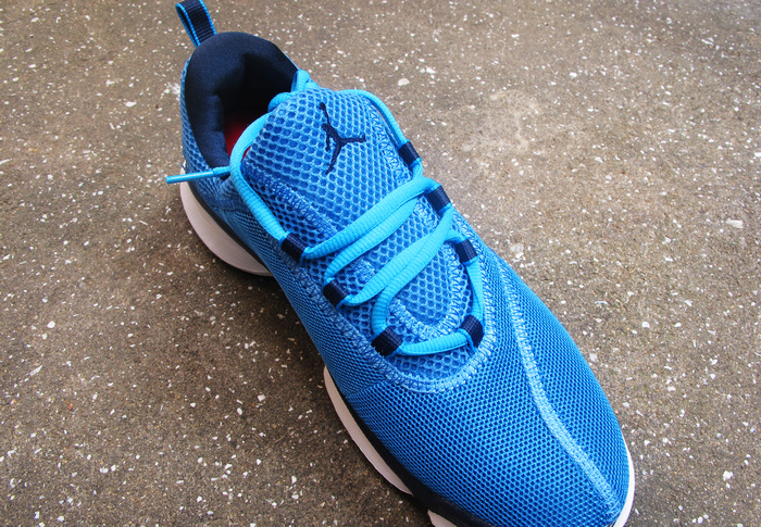 New Air Jordan Running Shoes Blue Black White - Click Image to Close