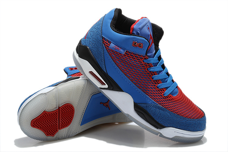 Air Jordan Flight Club 80S Blue Red White Shoes