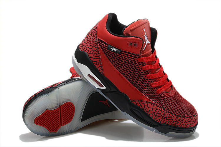 Air Jordan Flight Club 80S Red Black Shoes - Click Image to Close