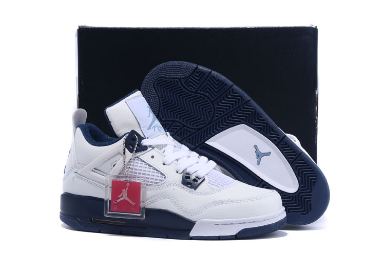 2015 Women Jordan Retro 4 Columbia Shoes