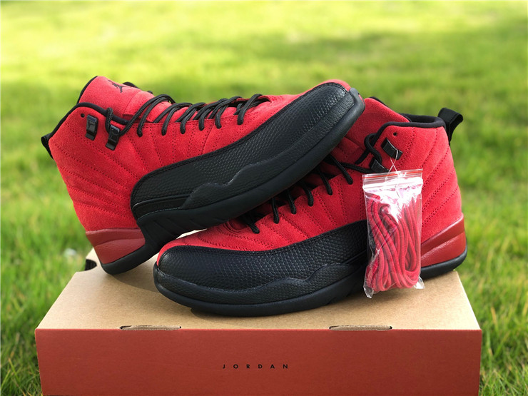 New Air jordan 12 retro reverse flu game shoes