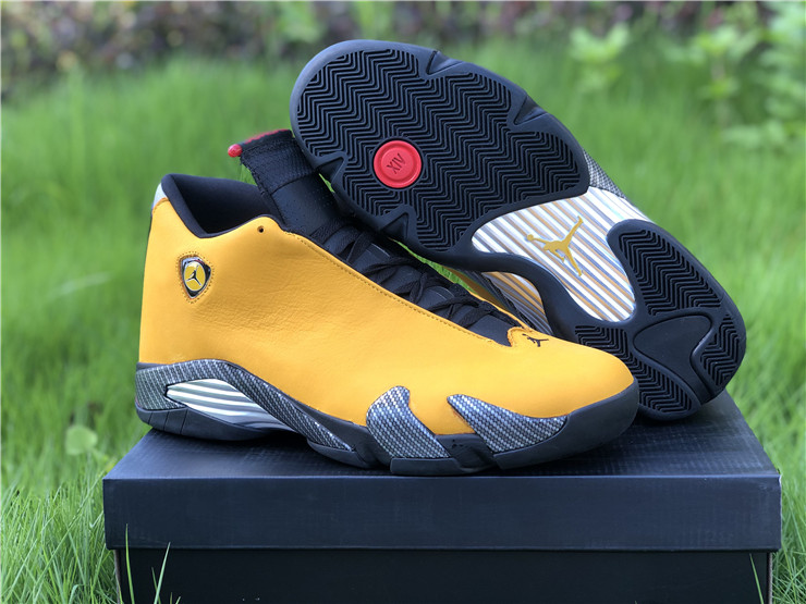 New Air jordan 14 retro reverse ferrari university gold shoes - Click Image to Close