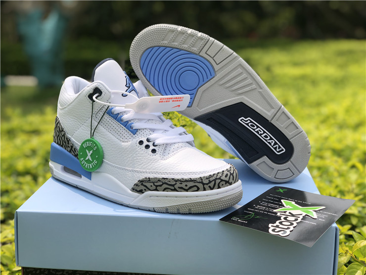 New Air jordan 3s unc shoes - Click Image to Close