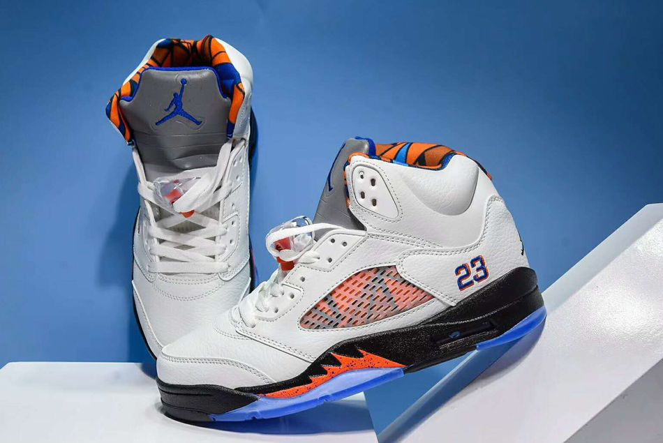 air jordan 5 retro international flight sail orange peel black hyper royal