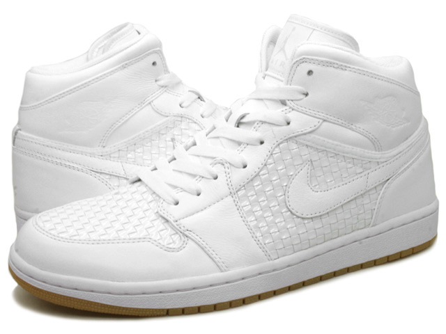 Authentic Air Jordan 1 I Retro High Premier White Metallic Platinum Shoes - Click Image to Close