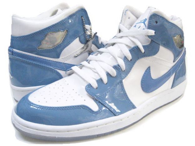 Authentic Air Jordan 1 Retro Carolina White University Blue Shoes - Click Image to Close