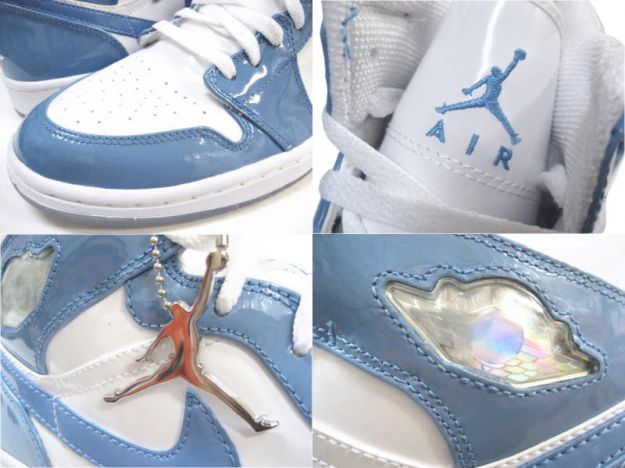 Authentic Air Jordan 1 Retro Carolina White University Blue Shoes