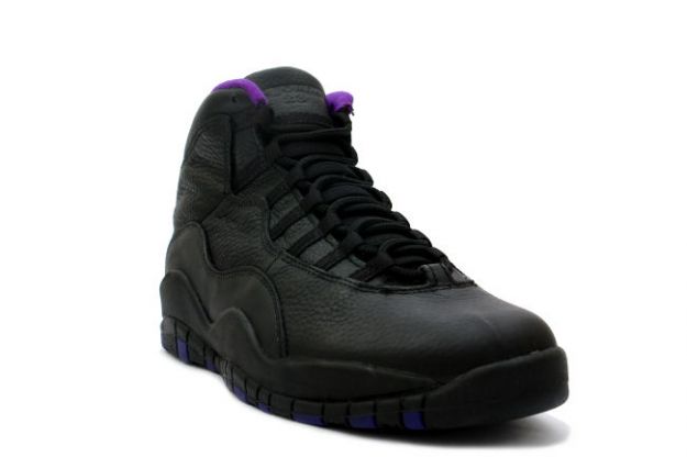 classic air jordan 10 original sacramento kings black shoes