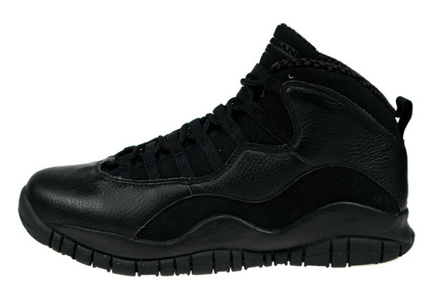 air jordan 10 retro all black shoes