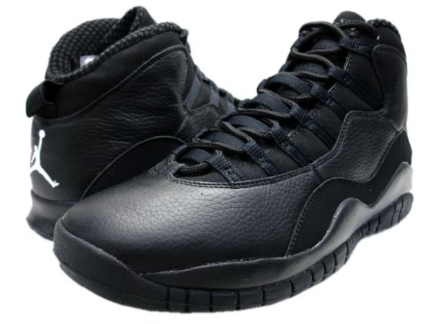 air jordan 10 retro all black shoes