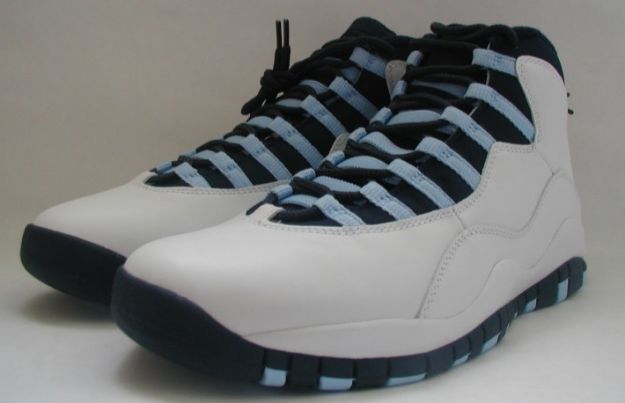air jordan 10 retro ice blue white obsidian ice blue varsity red shoes - Click Image to Close