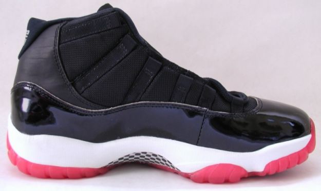 popular air jordan 11 original black true red white shoes shoes