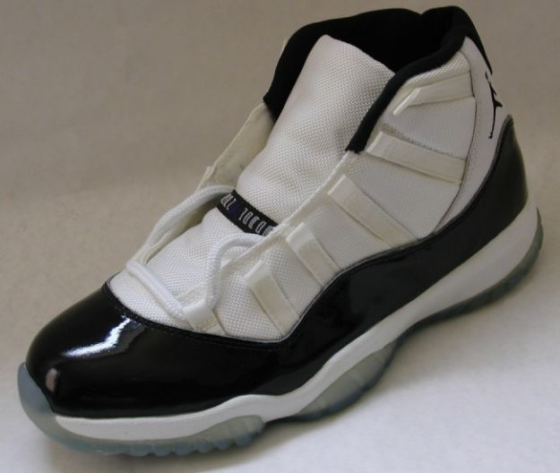 classic air jordan 11 original concord white black dark shoes