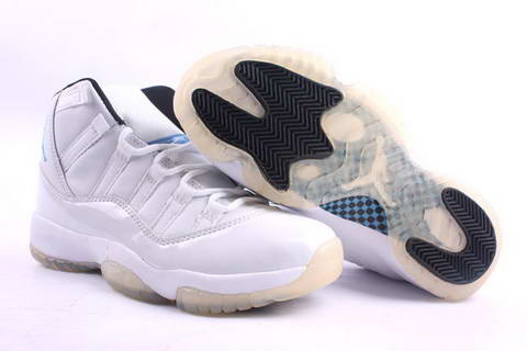 real air jordan 11 retro all white shoes