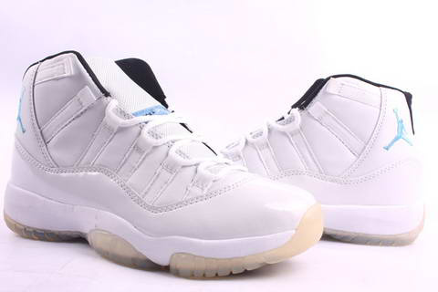 real air jordan 11 retro all white shoes