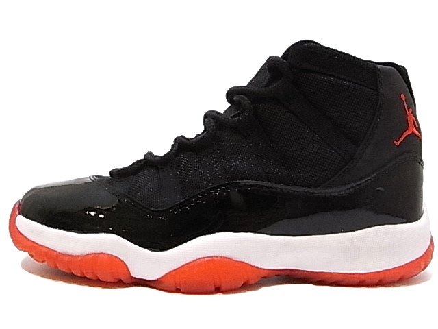 classic air jordan 11 retro black varsity red white shoes