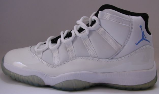 classic air jordan 11 retro columbia all stars white columbia blue black - Click Image to Close