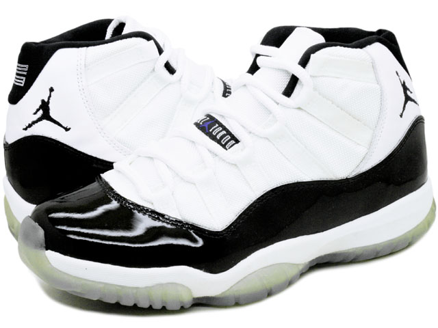 classic air jordan 11 retro concord white black dark shoes