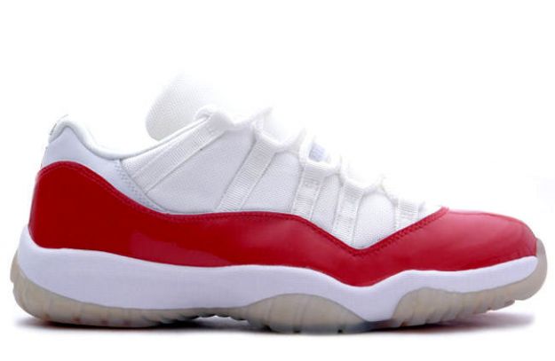 air jordan 11 retro low white varsity red shoes - Click Image to Close