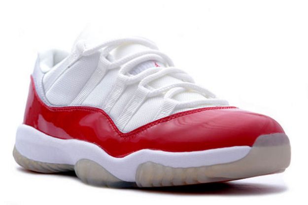 air jordan 11 retro low white varsity red shoes