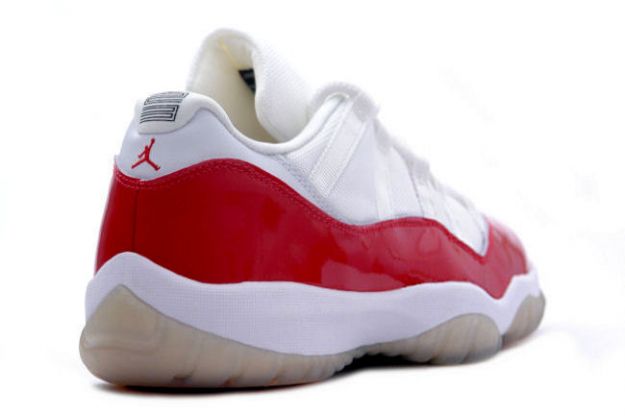 air jordan 11 retro low white varsity red shoes - Click Image to Close