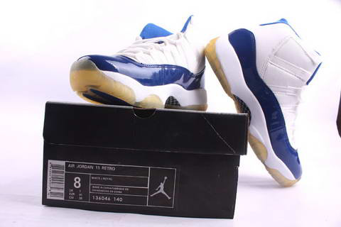 air jordan 11 retro white blue shoes - Click Image to Close