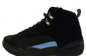 classic air jordan 12 black white university blue shoes - Click Image to Close