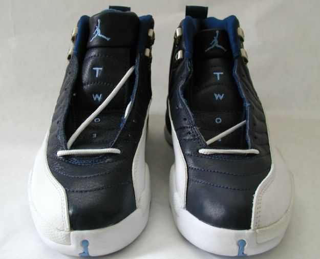 classic air jordan 12 original obsidian obsidian white french blue shoes - Click Image to Close