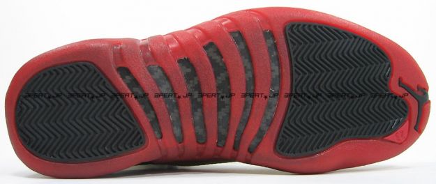 classic air jordan 12 original playoffs black varsity red shoes