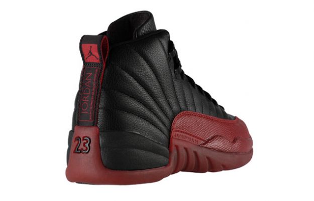 authentic classic air jordan 12 retro playoffs black varsity red shoes - Click Image to Close