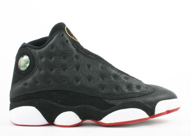 classic air jordan 13 original og black true red white shoes