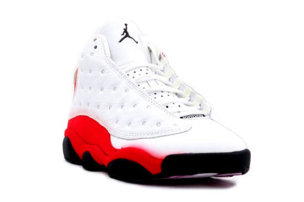 classic air jordan 13 original white black true red pearl shoes