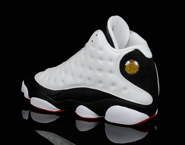 popular air jordan 13 retro white black true red